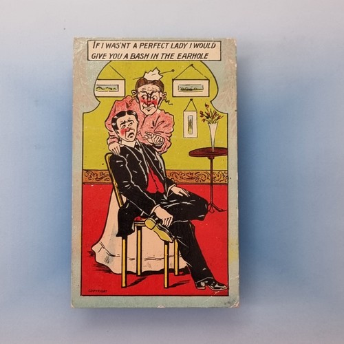 Comic postcard c1910 - postcard,
