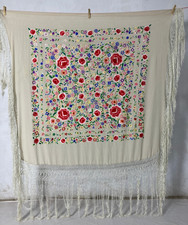 Vintage Silk Hand Embroidered