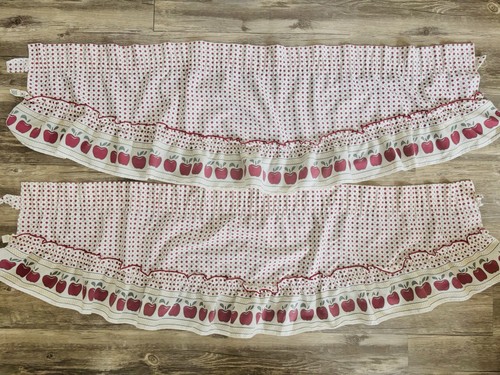 Vintage set valences ruffle - vintage, 2