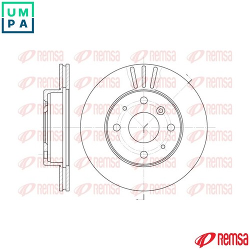 Brake disc 61095 for - 61095.10,