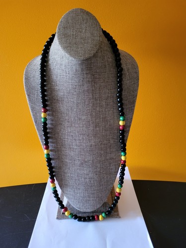 Rasta style necklace - , featuring