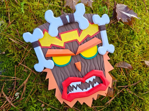 Crash bandicoot uka mask - bandicoot,