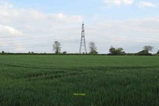 Photo 6x4 Looking to a pylon