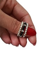 Silver Plated Ball Black