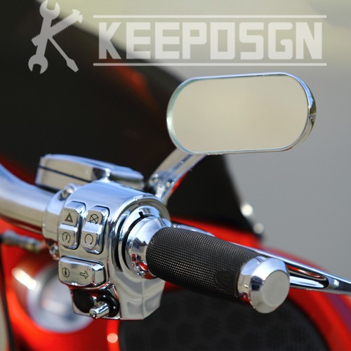 Chrome mini motorcycle mirrors - mini,