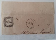 SCIACCA SICLIA 1862 franked