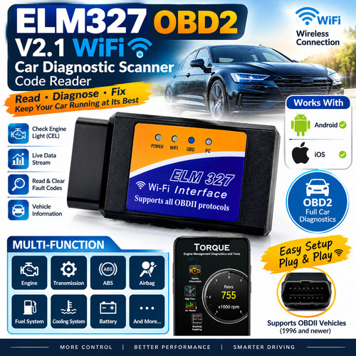 Elm327 obd2 wifi car - obd2,