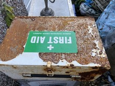 Vintage Metal Tool Box Size