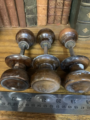 Set reclaimed door knobs - set, 3