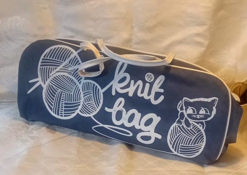 Vintage navy blue knit - vintage,