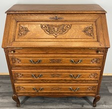 Secretaire Writing Desk Oak