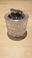Vintage Colibri Lead Crystal Table Lighter.