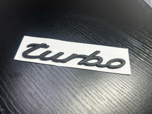 Genuine porsche turbo badge - genuine,