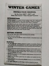 Winter Games - Atari 2600 Game Manual Instructions
