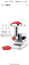 GEEPAS Meat Grinder Sausage Maker Electric Filler Meat Mincer Kibbe 1400W