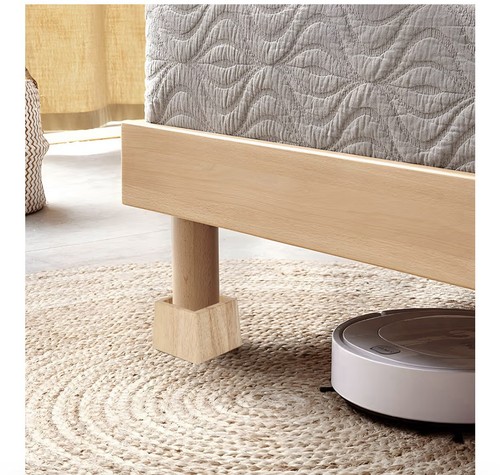 Tqvai wood bed - tqvai,