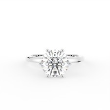 18K Yellow Gold Lab Grown