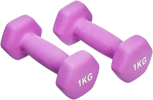 Neoprene dumbbells pair - neoprene, hand