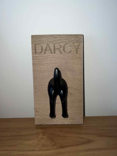 Personalised dog lead hook - personalised,