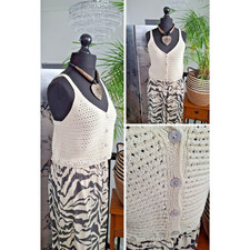 Cream LADIES TOP Sleeveless