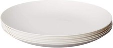 Melamine Dinner & Side Plates,Unbrakeable, Flat Bottom Everyday use pack of 4