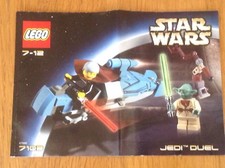 Lego Star Wars 7103 Jedi Duel from 2002 - instructions only