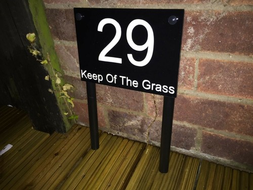 Door number house - sign, free