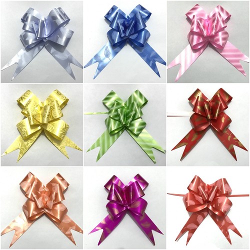 Large ribbon bows assorted - 50,