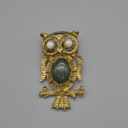 Vintage owl nephrite - vintage,