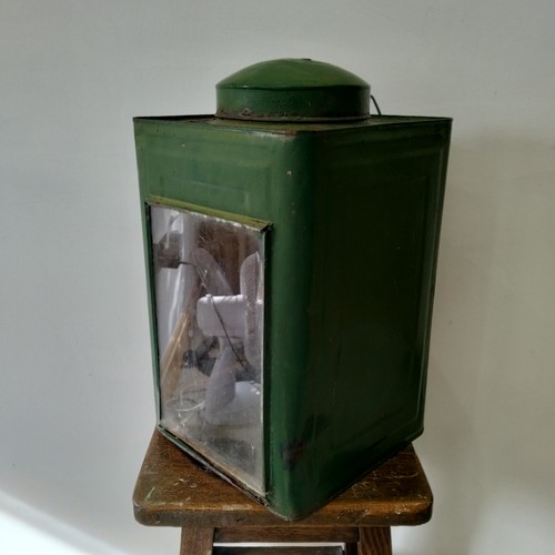 Vintage green metal industrial - vintage,