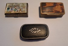Antique snuff boxes