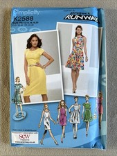 Simplicity-Sewing Pattern K2588-Inspired By Project Runway-Dress -Sizes 12 to 20