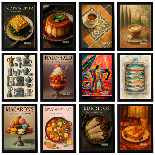 Vintage food bars poster - vintage,