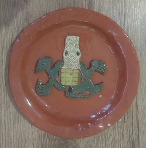 Rustic clay pottery glazed - rustic,