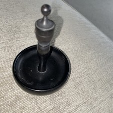 Antique Ebony Ring Tree Victorian Edwardian Dressing Table Dresser Vanity Treen