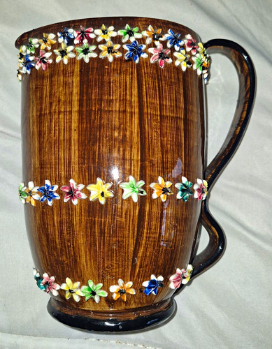 Vintage unmarked ceramic jug - ceramic,