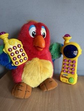 Vtech Call Me Feathers Parrot Interactive Talking Soft Toy + Phone READ DESCRIPT