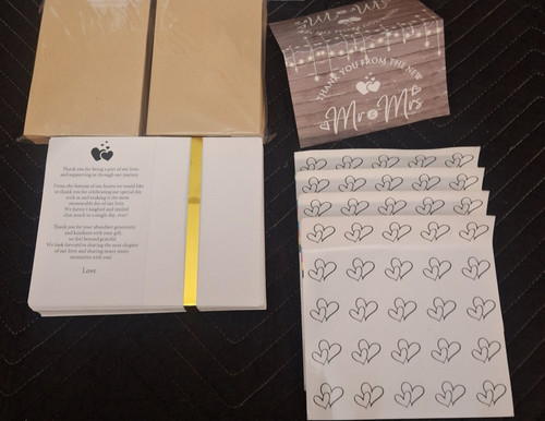 Mrs thank you wedding - &,
