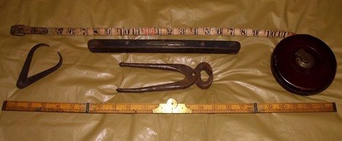 Antique set measuring tape - set,