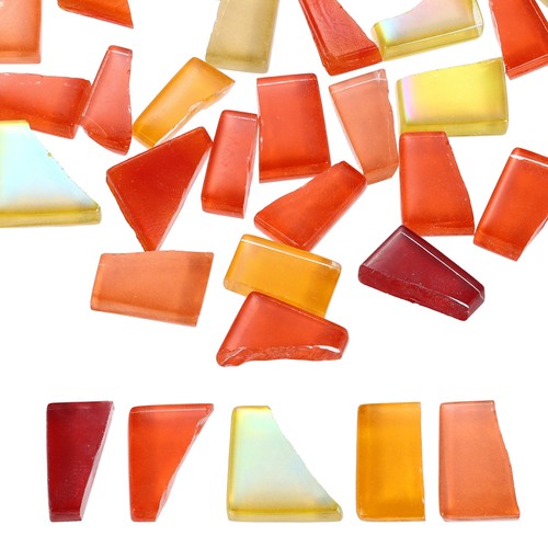 Irregular glass mosaic tiles - irregular,