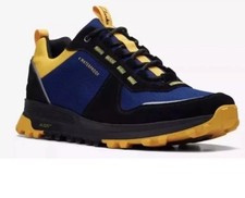 Clarks ATL TREK WALK WP Mens Navy Interest Waterproof Trainer UK Sz 9 G EU 43