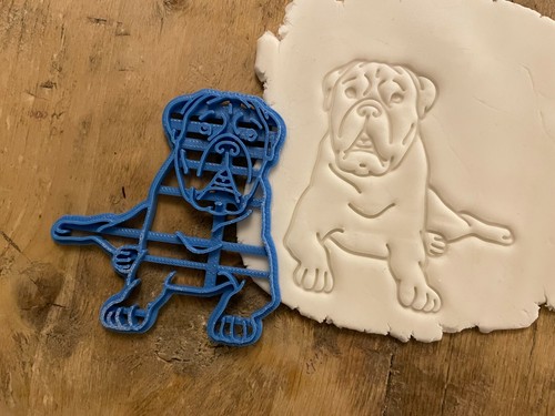 Bullmastiff cookie biscuit - bullmastiff,