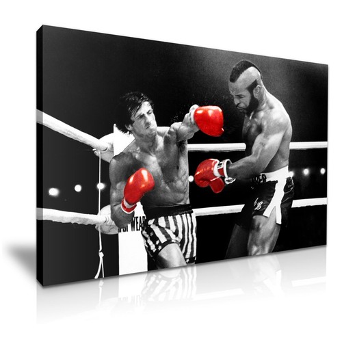 Rocky balboa stretched canvas - rocky,