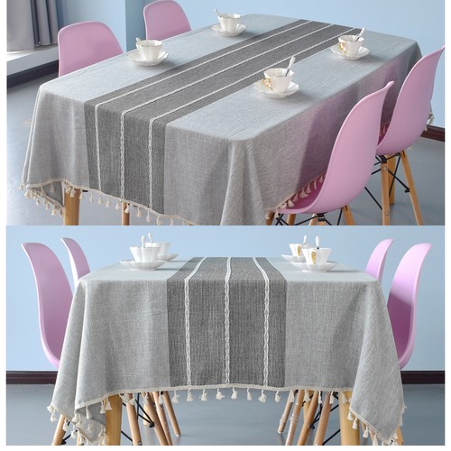 Grey tablecloth 100 - grey, 100%