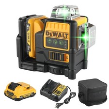 DeWalt DW089LG 12V Green Line 3 x 360 Laser Level Laser Tool battery + charger