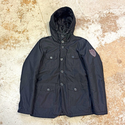 Armani jeans quilted hooded - aj,