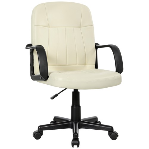 Homcom leather office chair - pu,