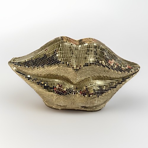 Handmade jumbo gold disco - handmade, “disco