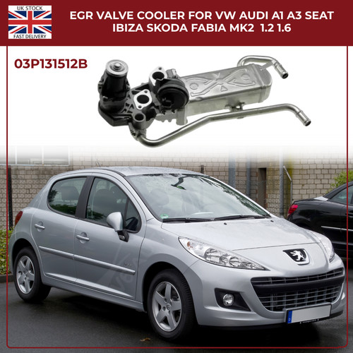 Egr valve cooler 03p131512b - egr,