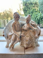 Vintage Porcelain Dresden Lace